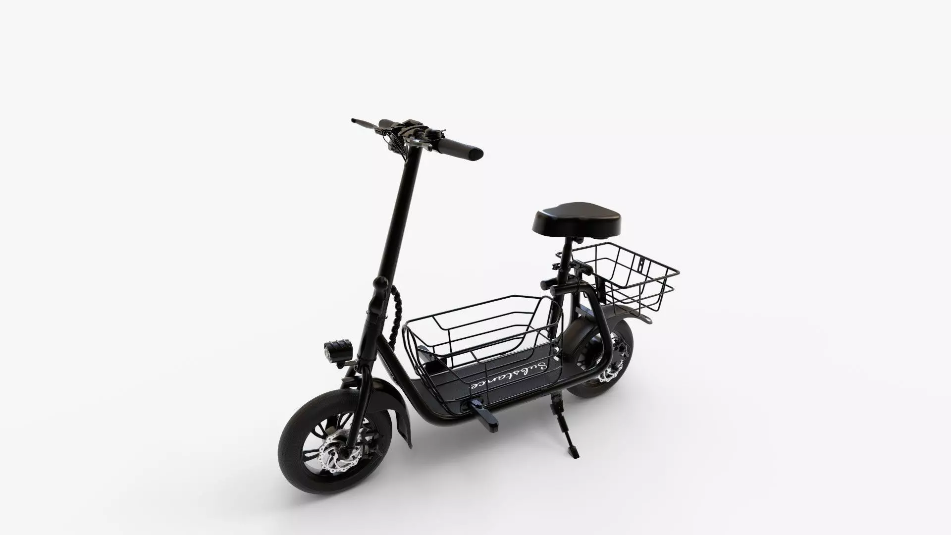 Powered Motor Scooters 3D model_0