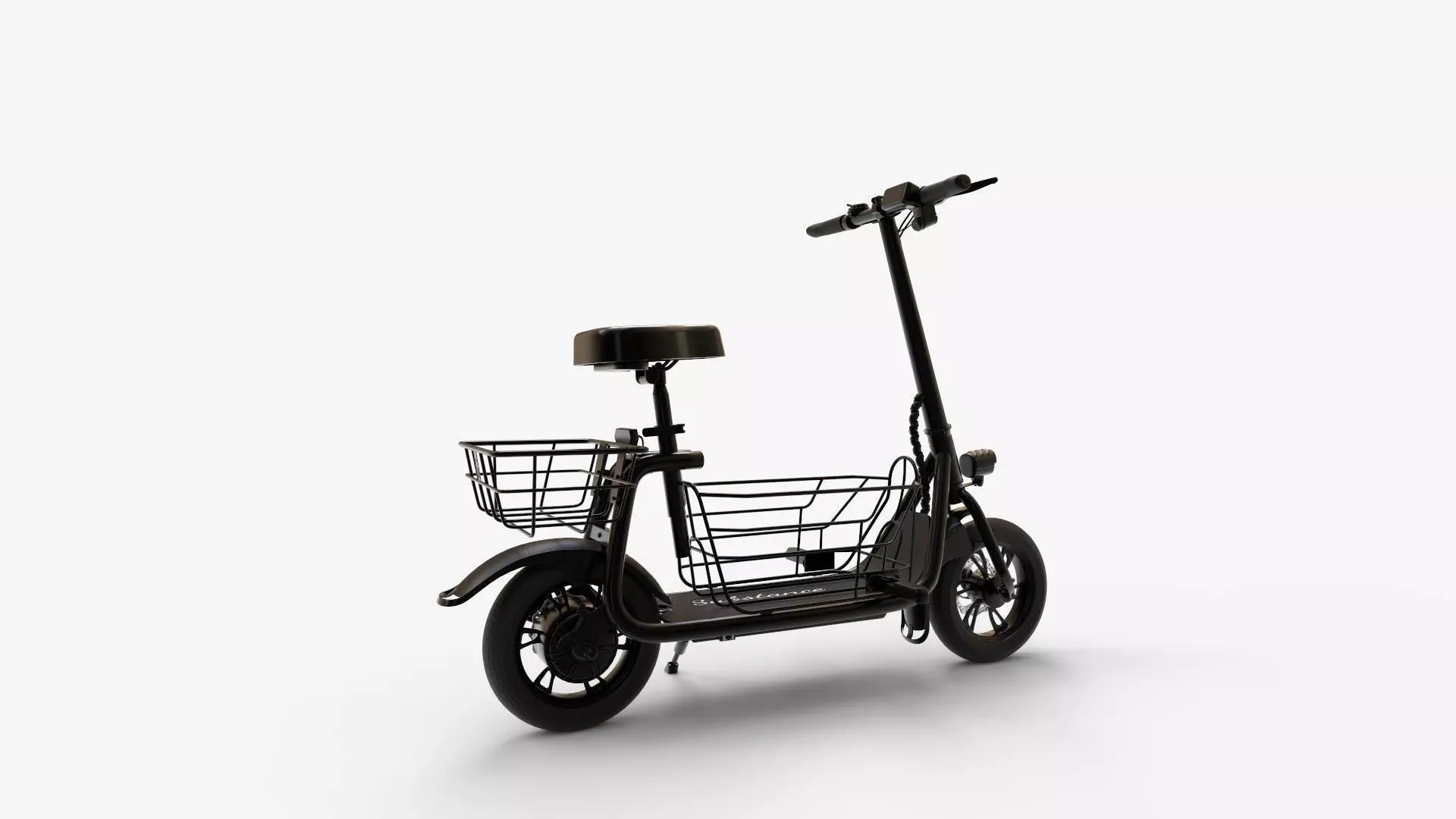 Powered Motor Scooters 3D model_4