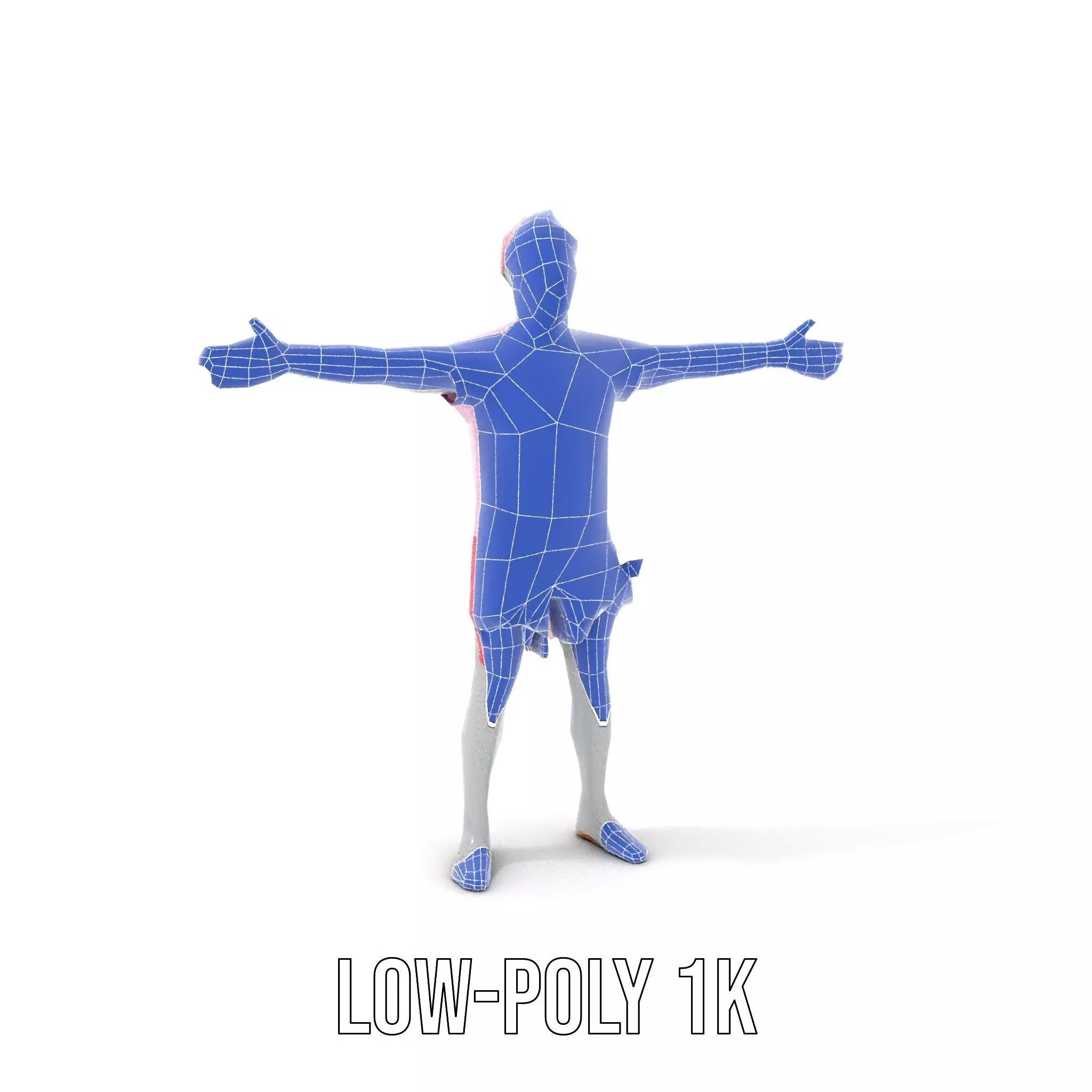 Colorful Zombie model pack Low-poly 3D model_13