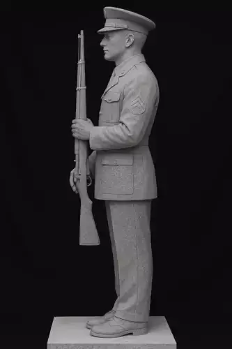 soldier monuments military 3D print model