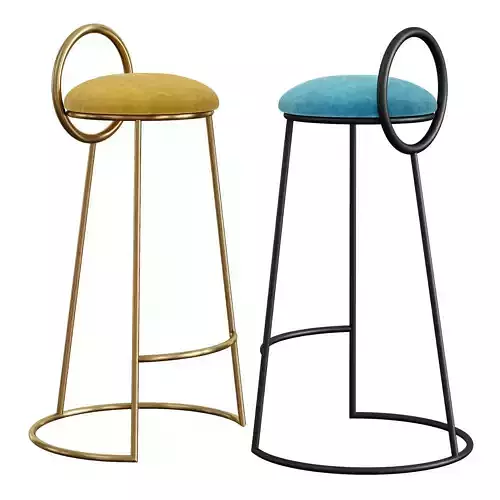 Aquila golden barstool