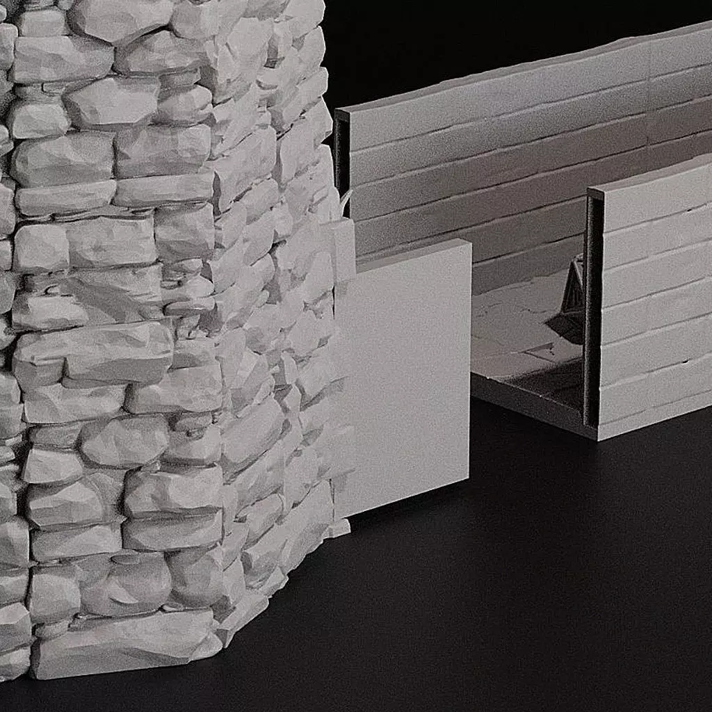 Modular Dice Tower in Two Parts - Medieval Castle   3D print model_7