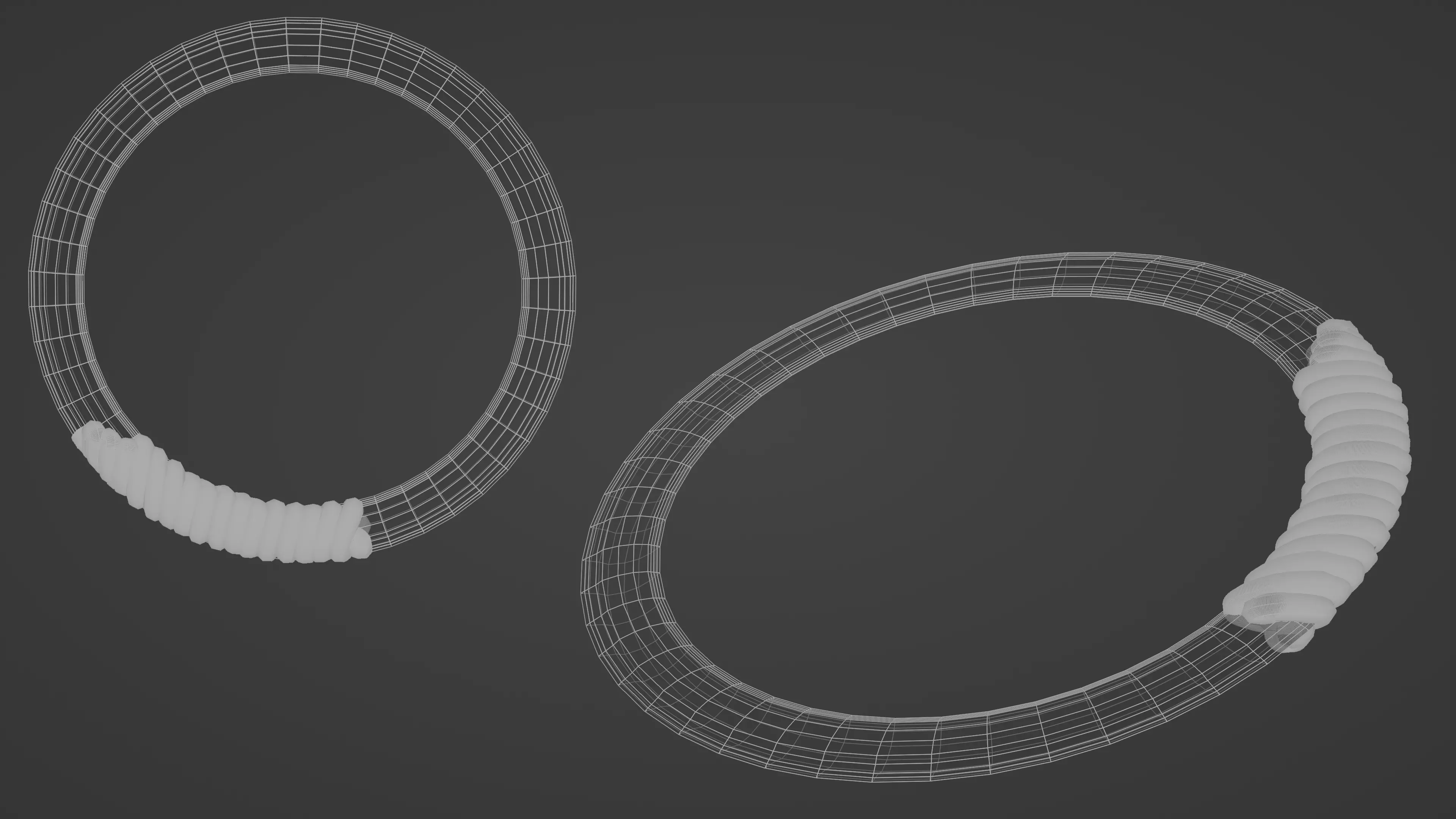 Kanawa ninja weapon Low-poly 3D model_3