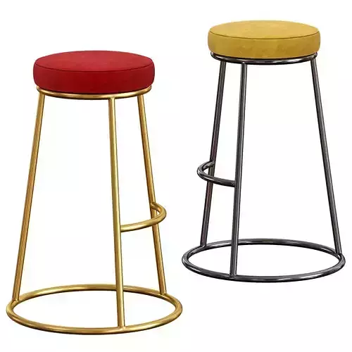 Scandinavian style bar stool