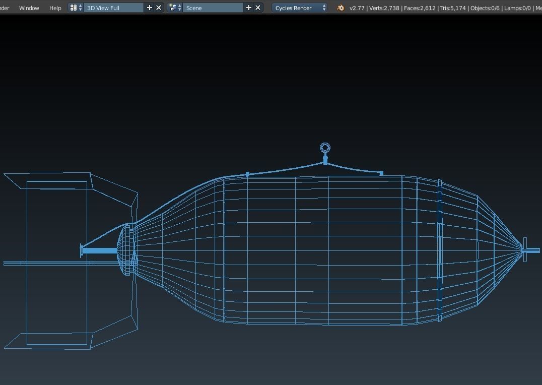 Nuclear Bomb 3D model_7