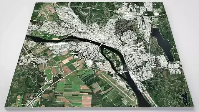 Cityscape Umea Sweden