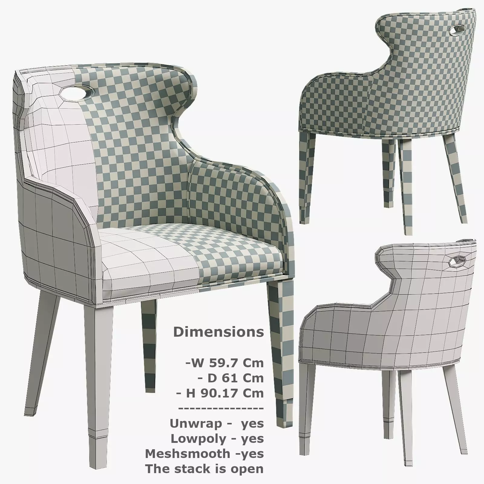 Cannon Scoop Low-poly 3D model_2