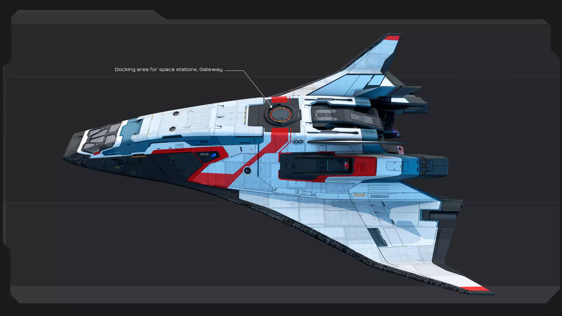 ARES 8 - Shuttle  Low-poly 3D model_5