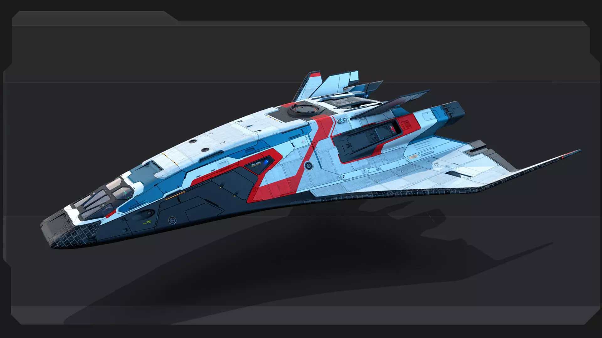 ARES 8 - Shuttle  Low-poly 3D model_2