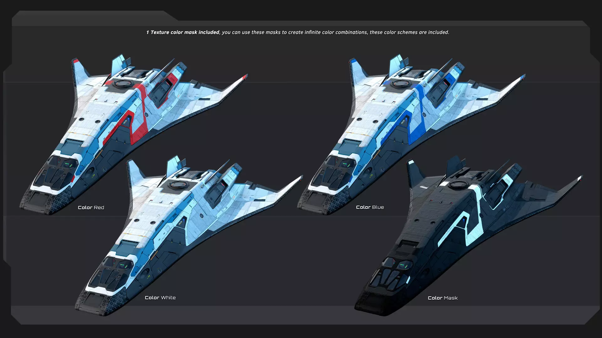 ARES 8 - Shuttle  Low-poly 3D model_14