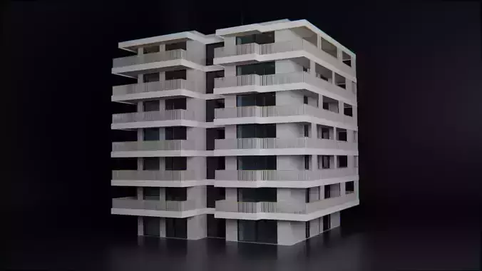 Free Blender Modern Villa White