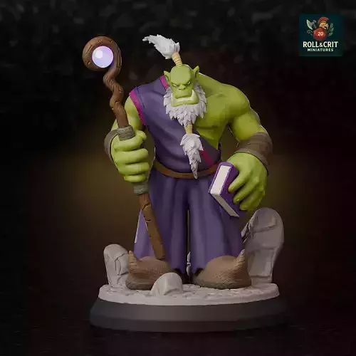 wizard orc miniature