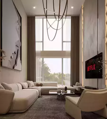 Modern Living Room  3D model