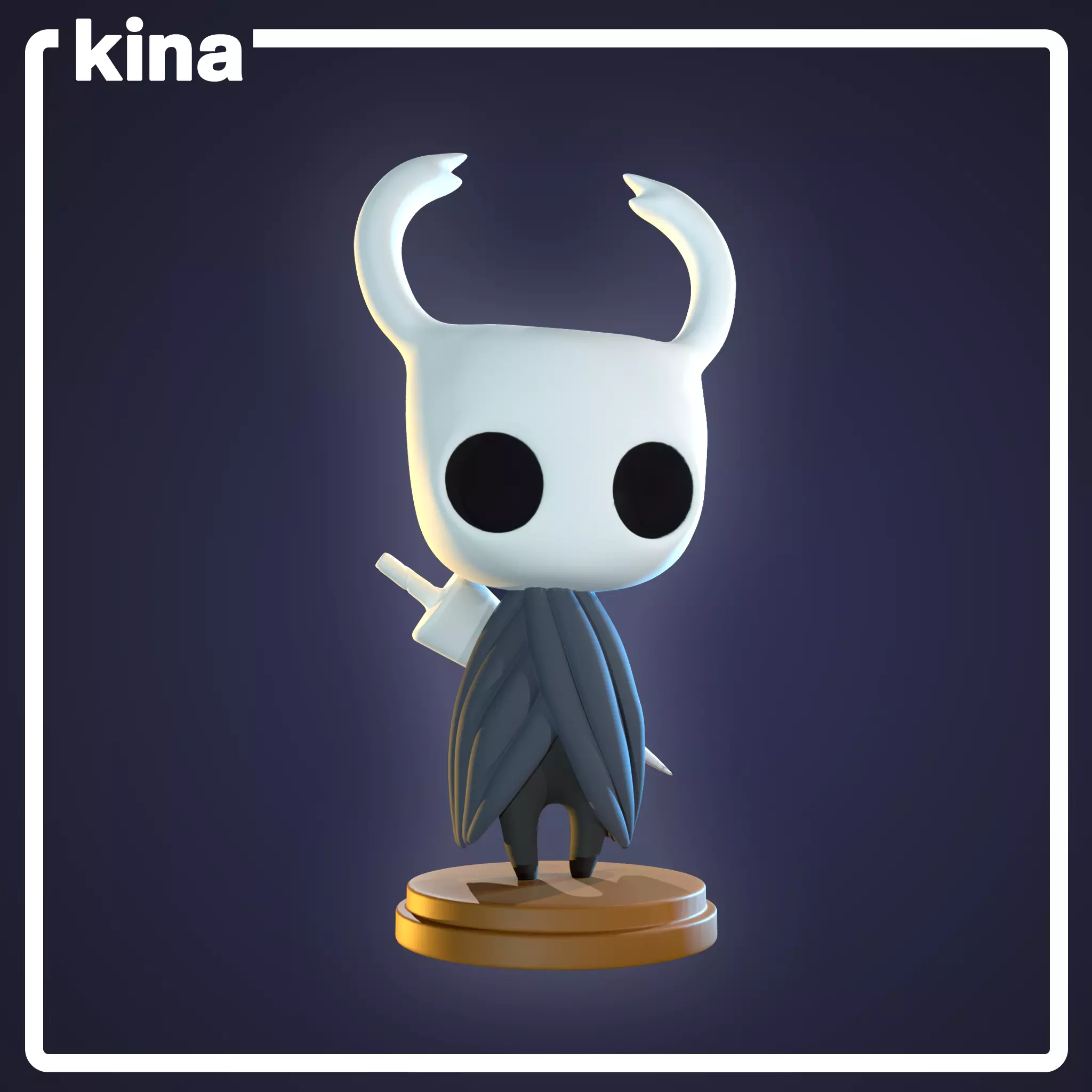 The knight figure 12cm  Hollow Knight 3D print model_2