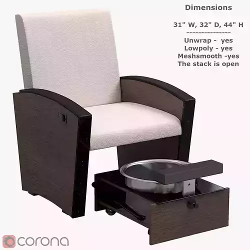 MYSTIA PEDICURE UNIT BY LIVING EARTH CRAFTS