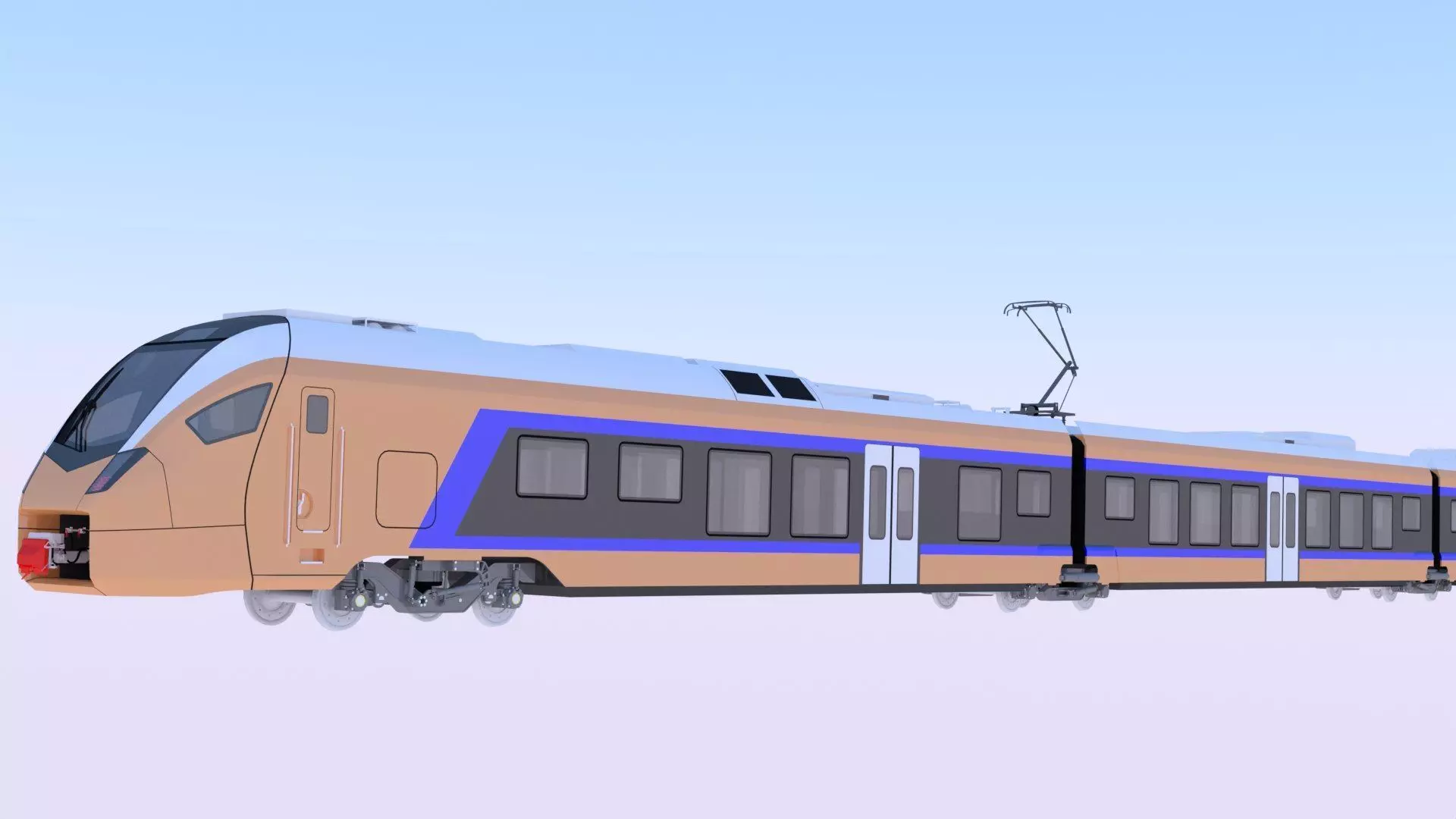 Stadler Flirt and Pesa Link 3D Model Collection_6