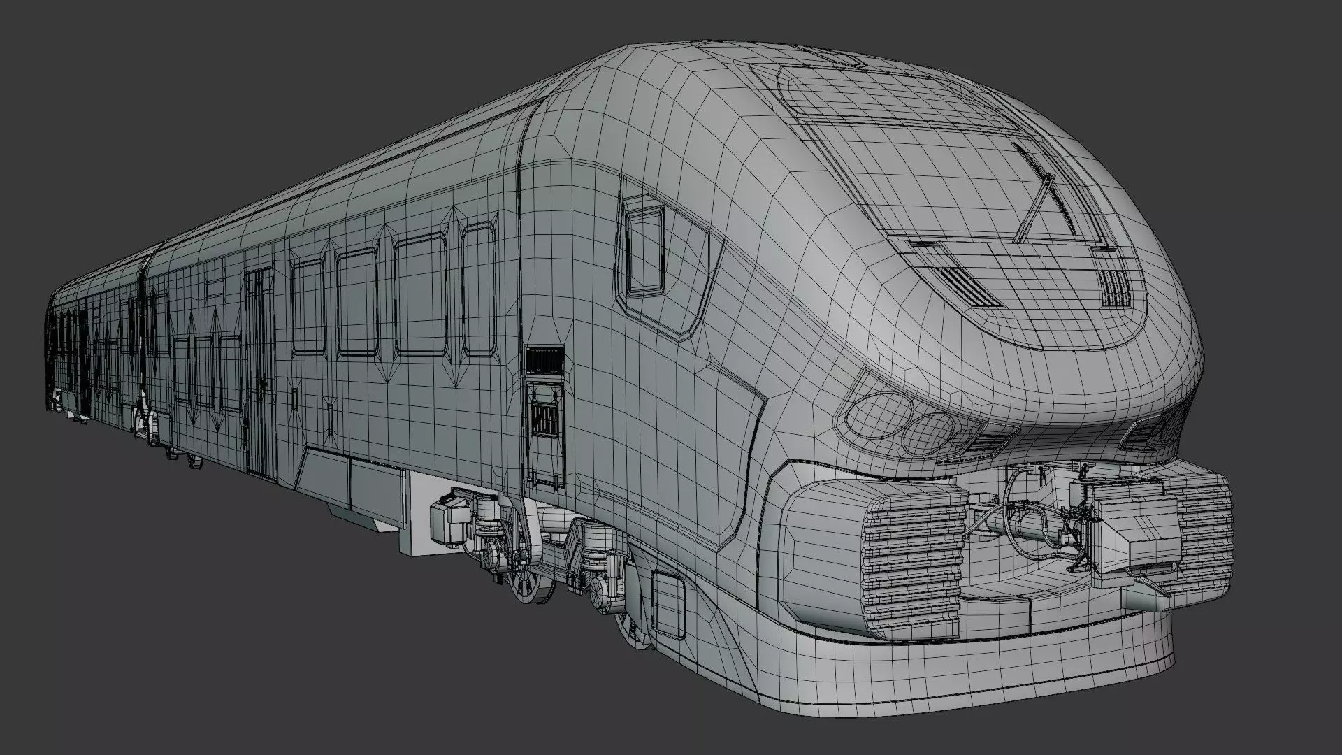 Stadler Flirt and Pesa Link 3D Model Collection_3