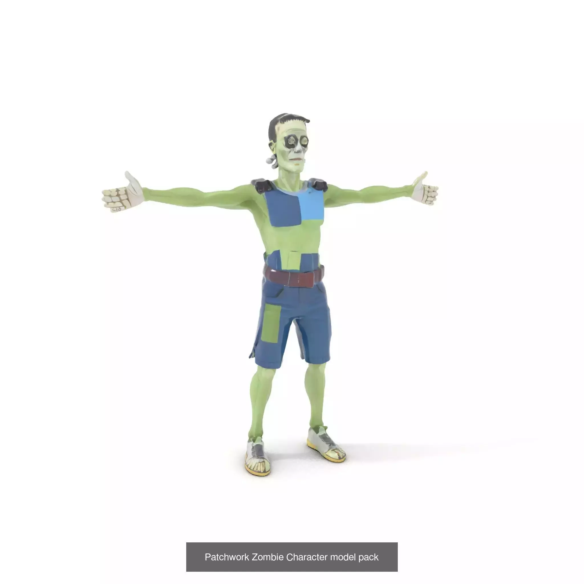Playful Zombie Parade 3D Model Collection_36