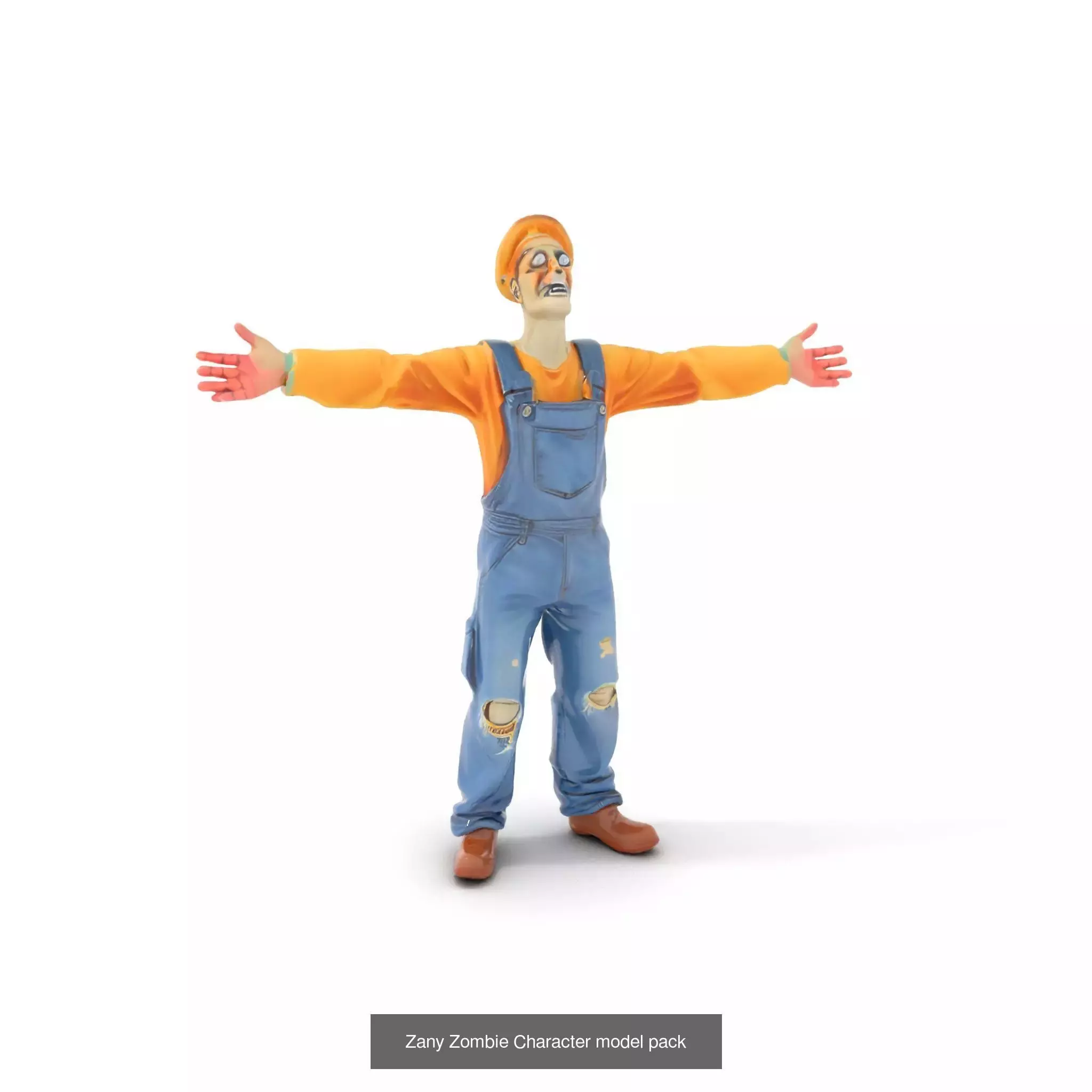 Playful Zombie Parade 3D Model Collection_49