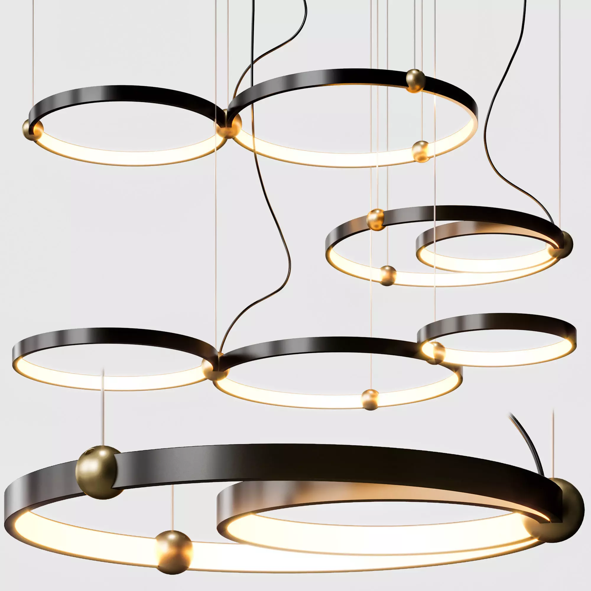 Lampatron PLANETARY pendant light S 3D model
