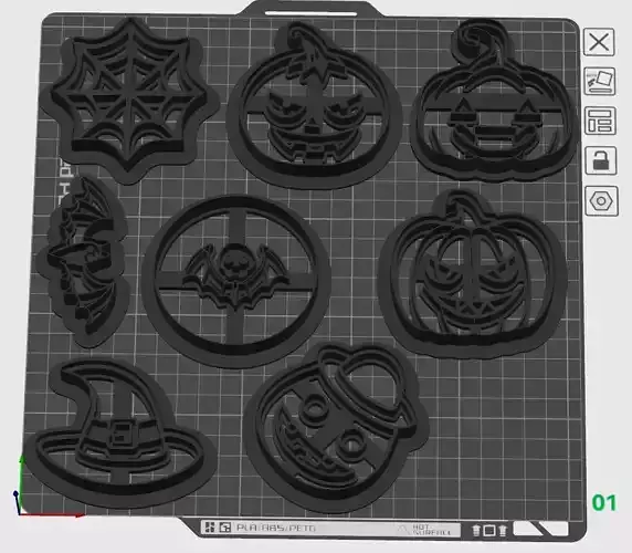 Halloween cookie cutter for commercial use