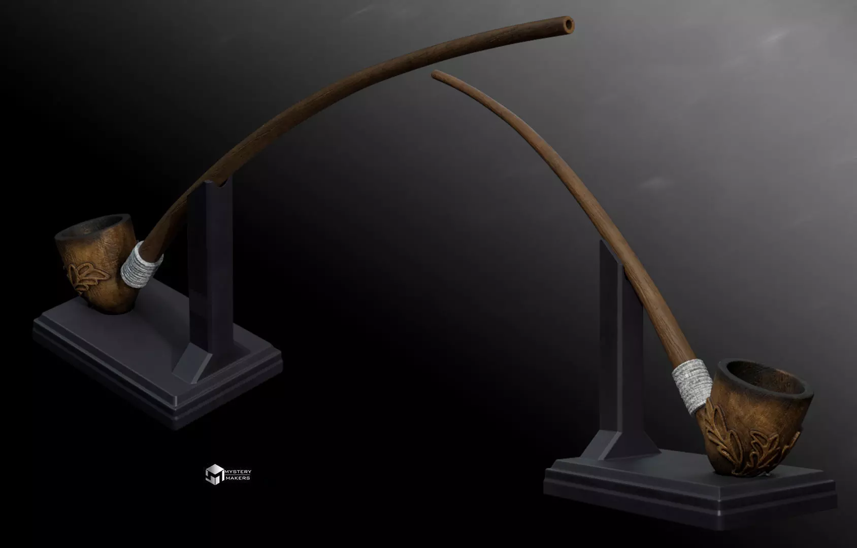 Bilbo smoking pipe 3D print model_0