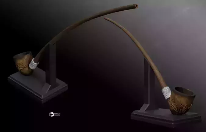Bilbo smoking pipe