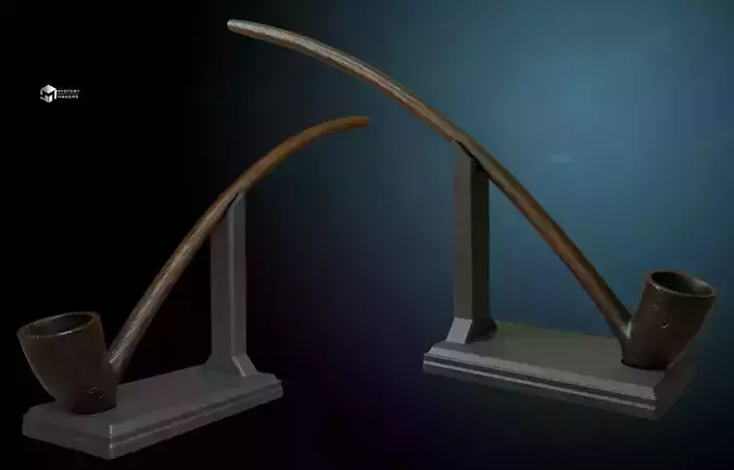 Gandalf smoking pipe