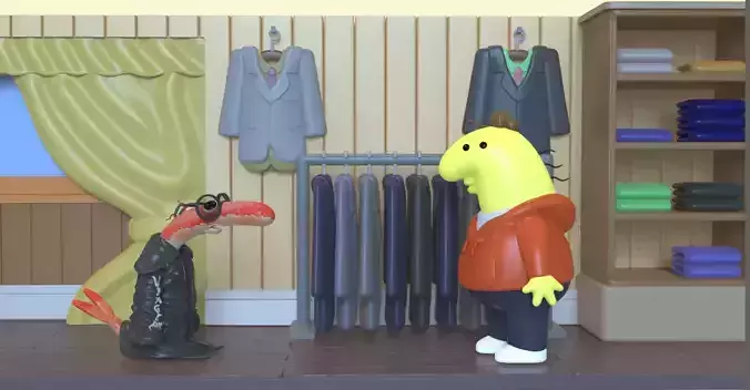 SMILING FRIENDS DIORAMA-SHRIMPs ODYSSEY-EPIDSODE