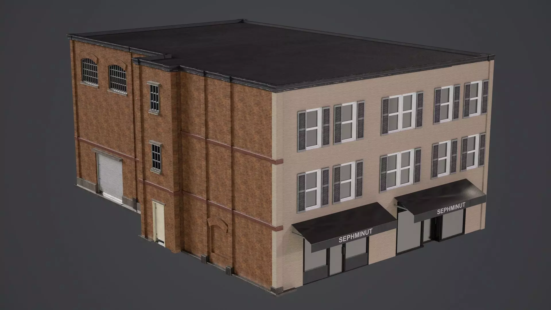 Game Ready Apartment Building Pack V1 Low-poly 3D model_8