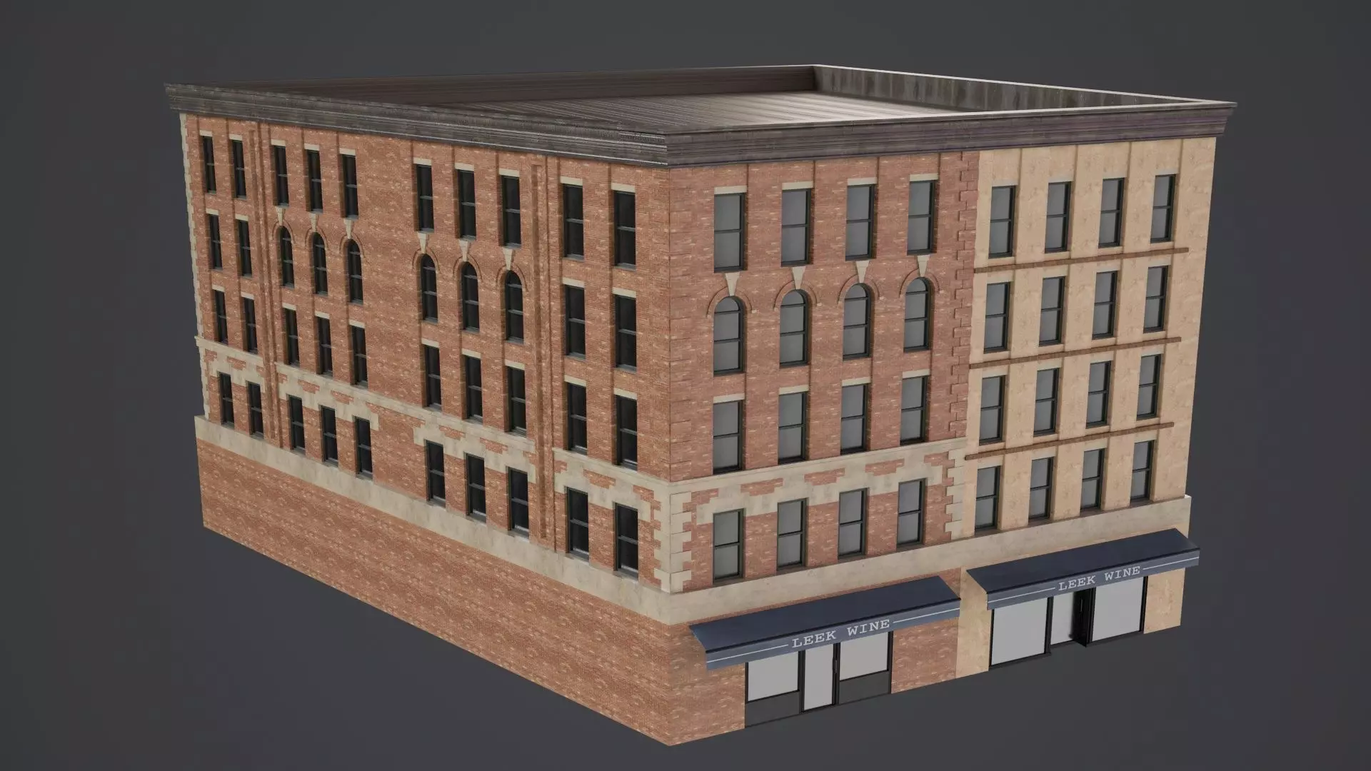 Game Ready Apartment Building Pack V1 Low-poly 3D model_21