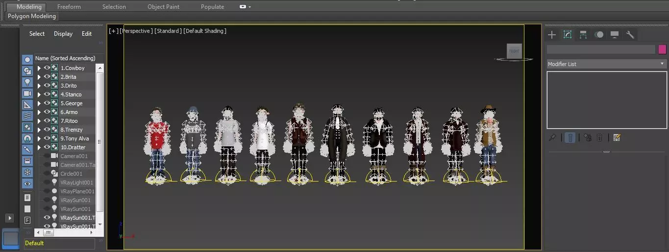 Character  pack Man 02  Rigged  Low-poly 3D model_23
