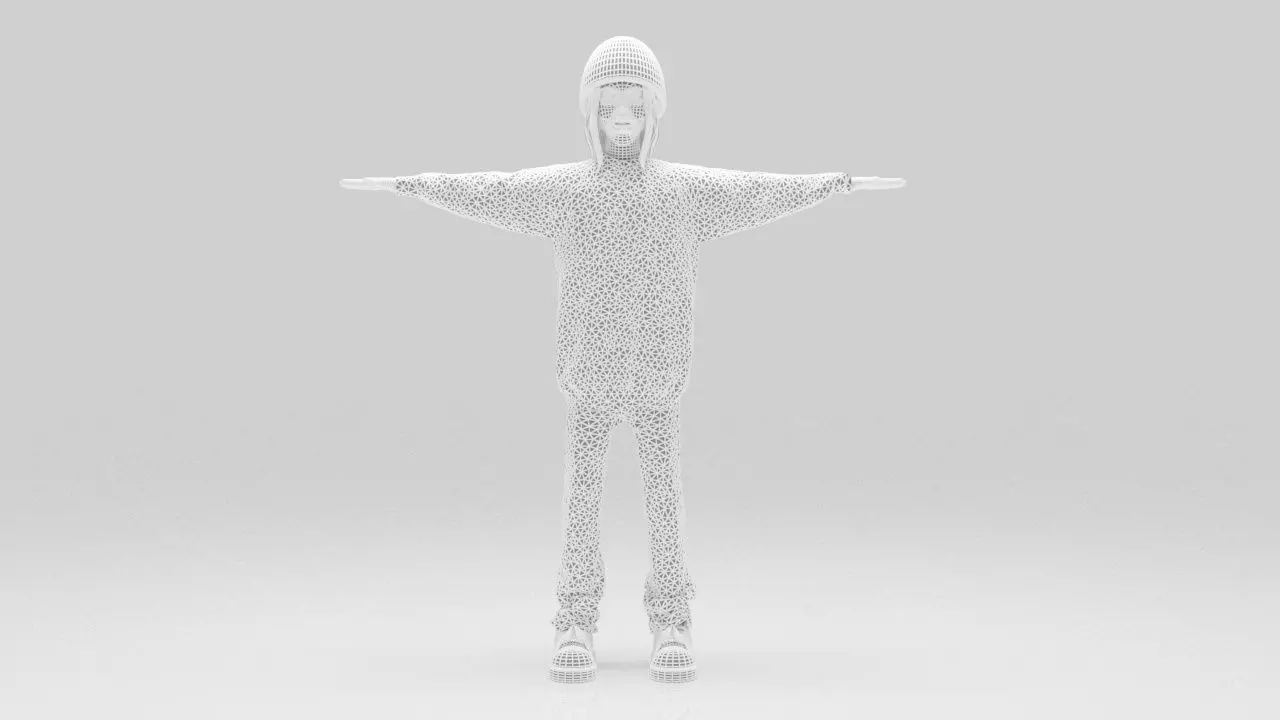 Character  pack Man 02  Rigged  Low-poly 3D model_22