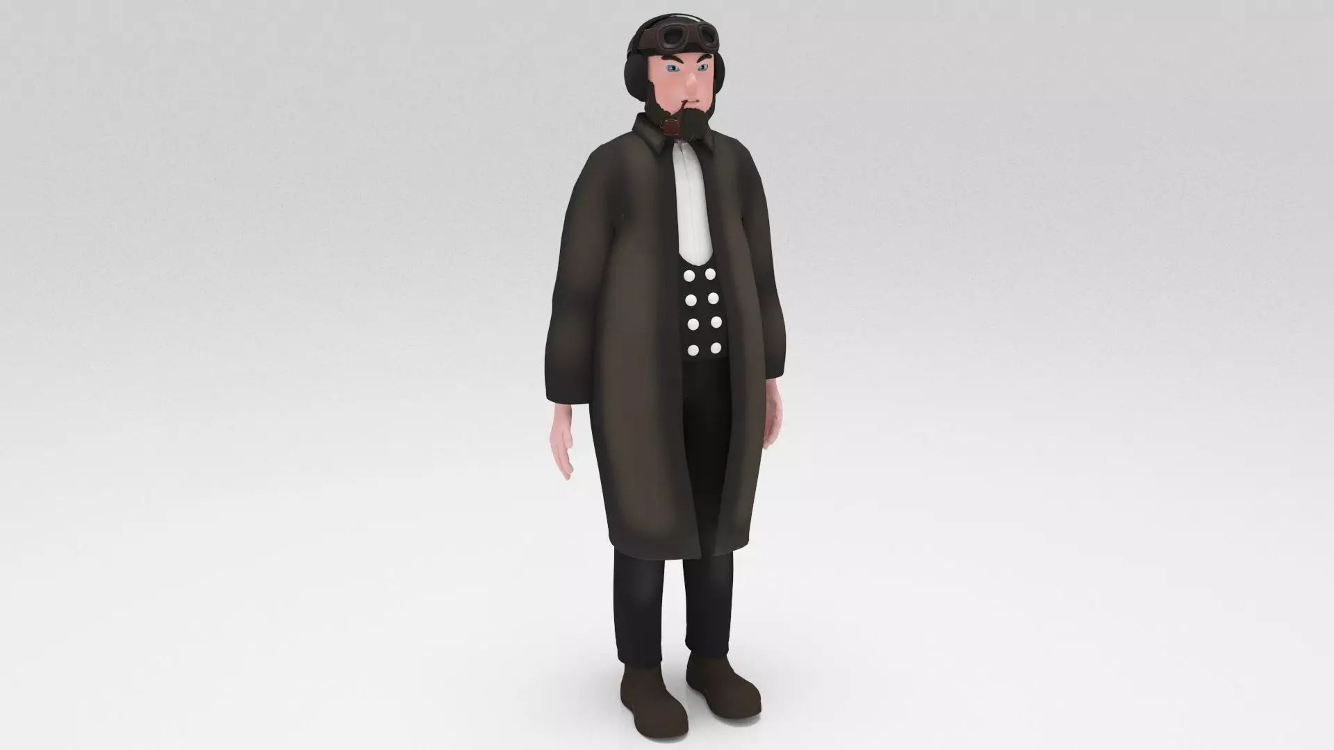 Character  pack Man 02  Rigged  Low-poly 3D model_11