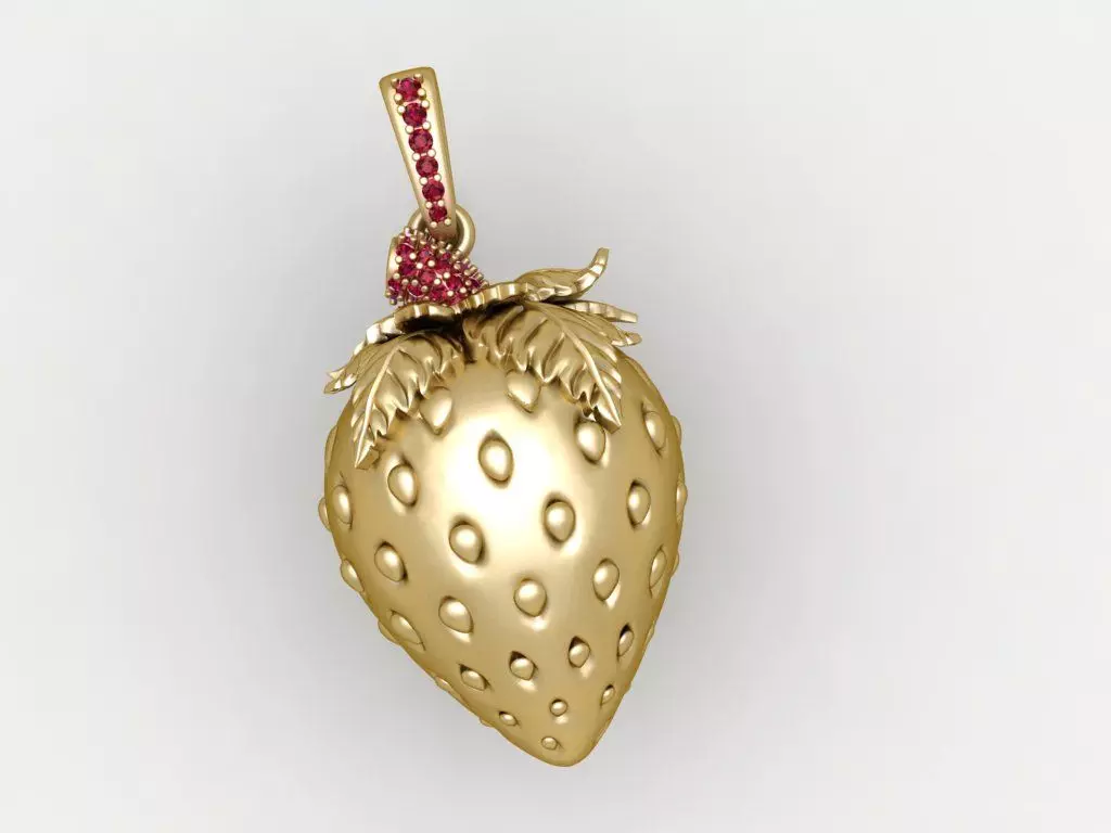 Strawberry 3D print model_1