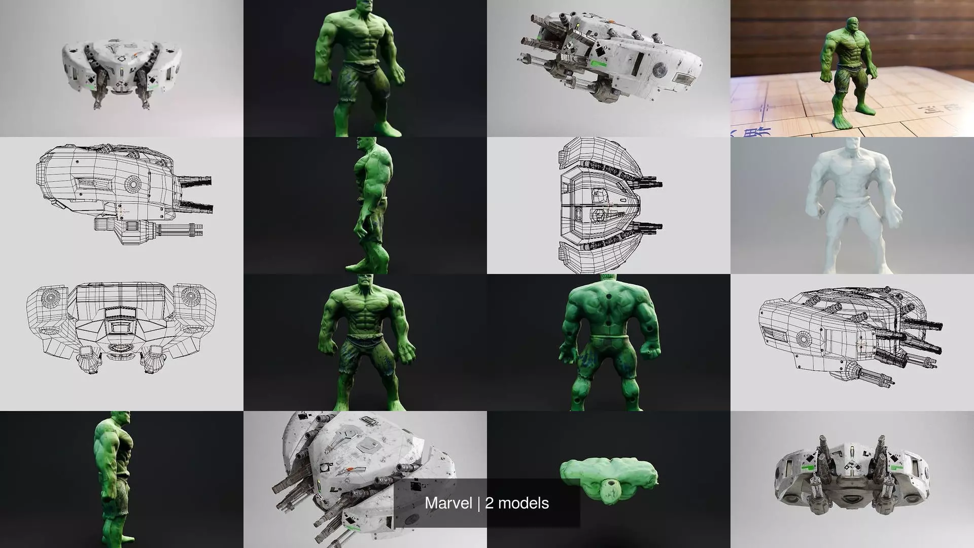 Marvel 3D Model Collection_0