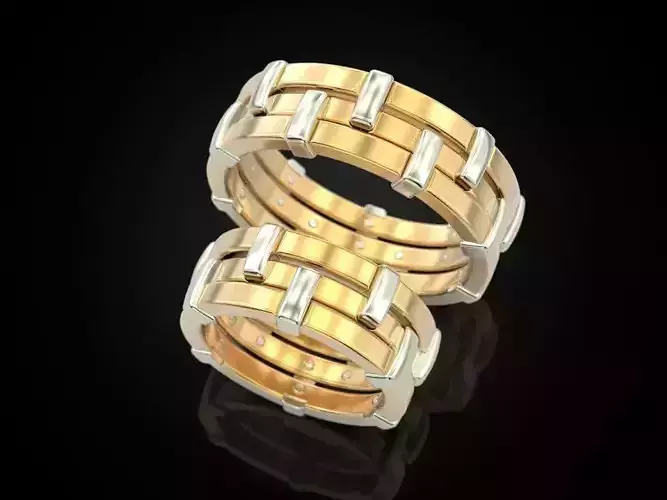 Ring Wedding 1 Free 3D print model