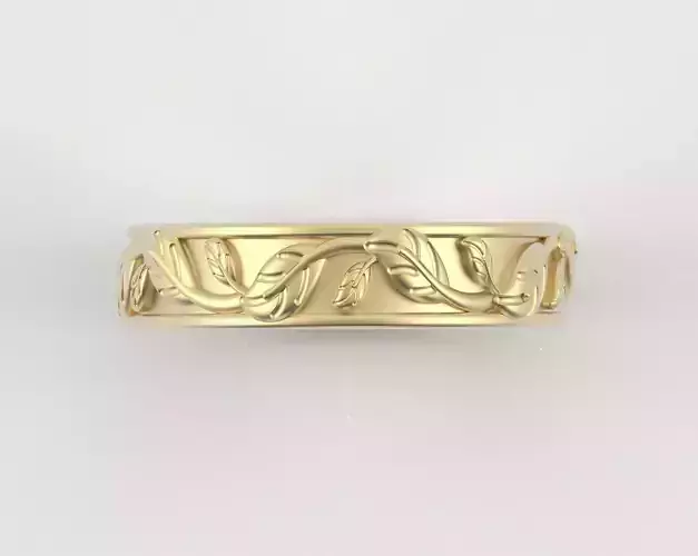 Leaf Carving Ring