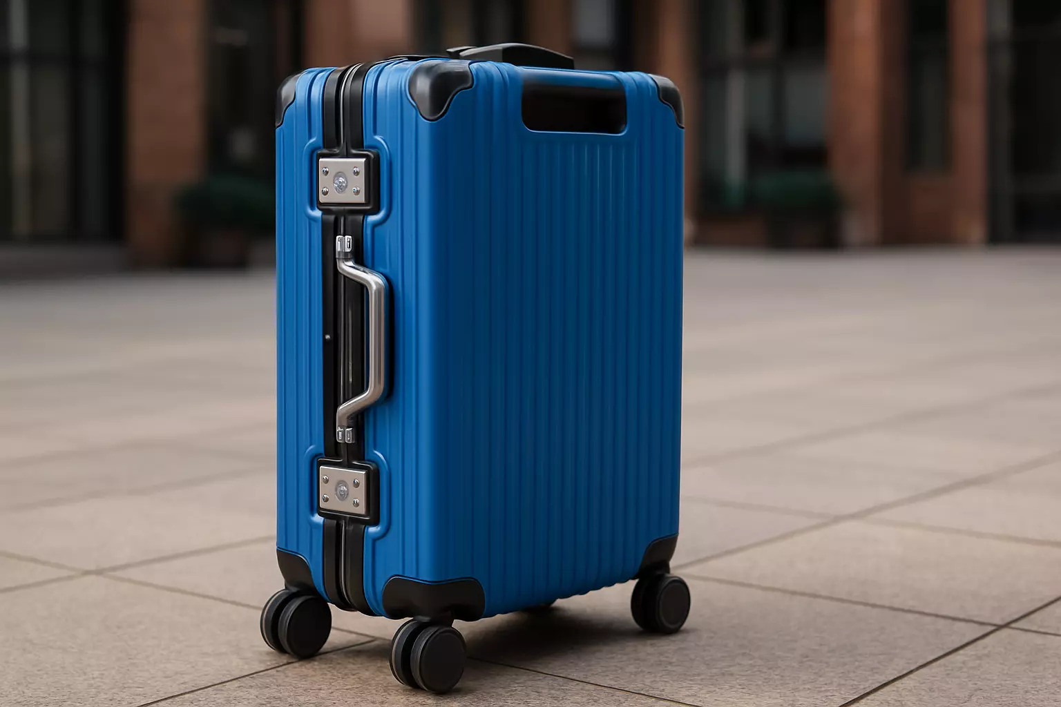 Suitcase Low-poly 3D model_1