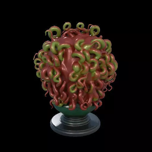 2162  Medusa Gorgon Head 3D Model  magic 3D print model_7