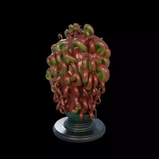 2162  Medusa Gorgon Head 3D Model  magic 3D print model_2