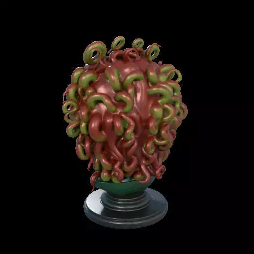 2162  Medusa Gorgon Head 3D Model  magic 3D print model_10