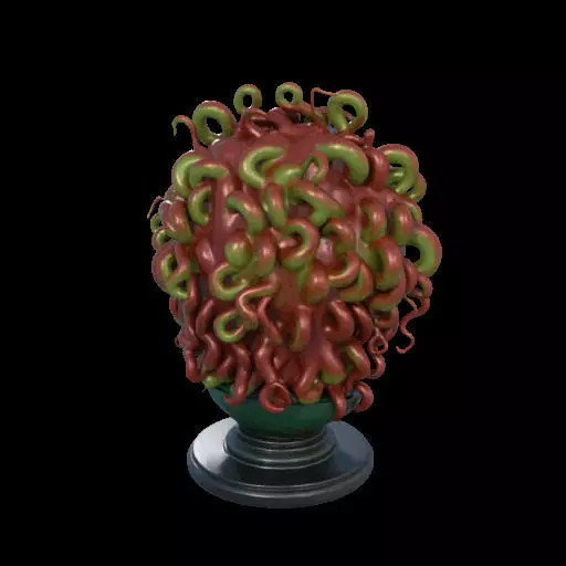 2162  Medusa Gorgon Head 3D Model  magic 3D print model_5