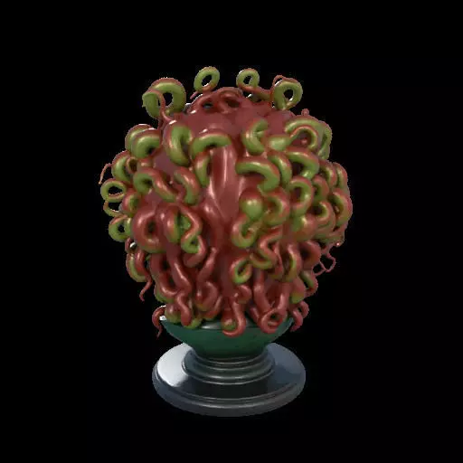 2162  Medusa Gorgon Head 3D Model  magic 3D print model_8