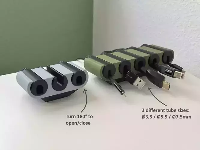 Desk Cable Organizer 3D print model