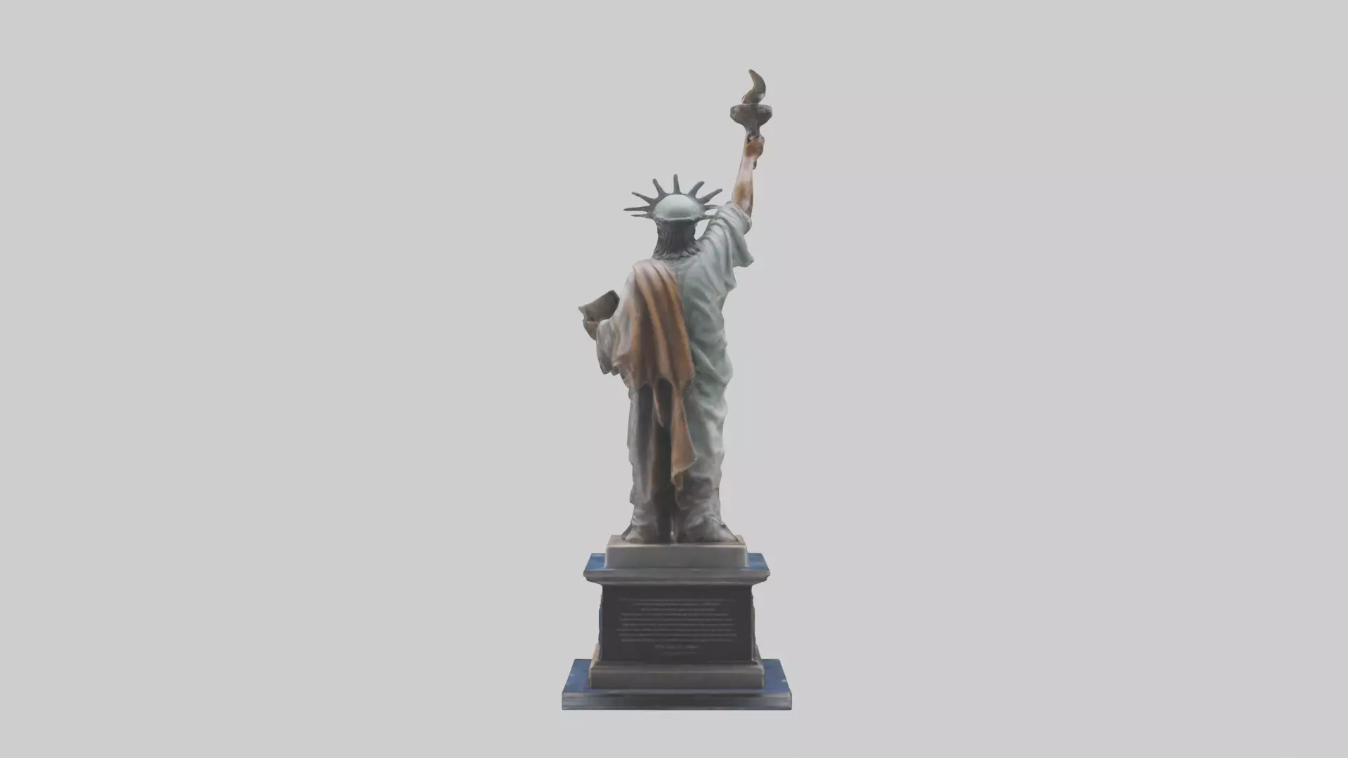 A World of Freedom statue model 3D model