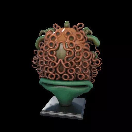 2163  Medusa Gorgon Head 3D Model  magic 3D print model_6