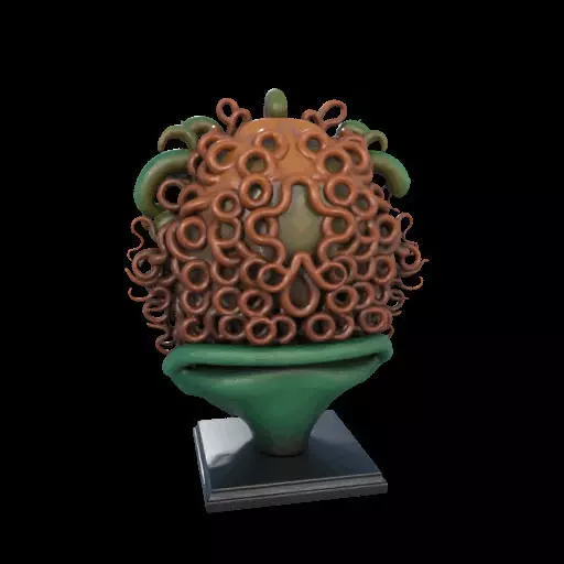 2163  Medusa Gorgon Head 3D Model  magic 3D print model_8
