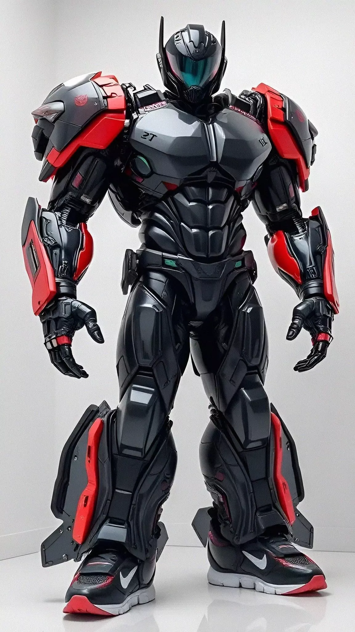 Futuristic Mech Warrior Robot 3D model_0