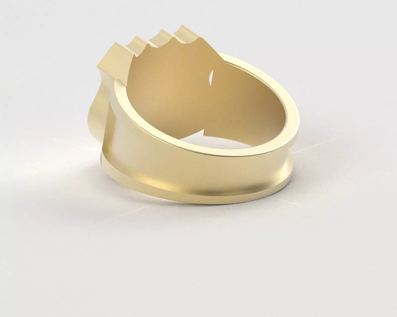 Barcelona Ring - Official BSC - soccer or futbol 3D print model_39